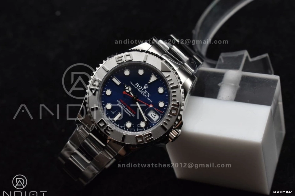 1211 268622 Bracelet A Edition Case CVSF Yacht-Master SS Blue and Dial 1:1 TravelReady Best 316L 37mm 0519